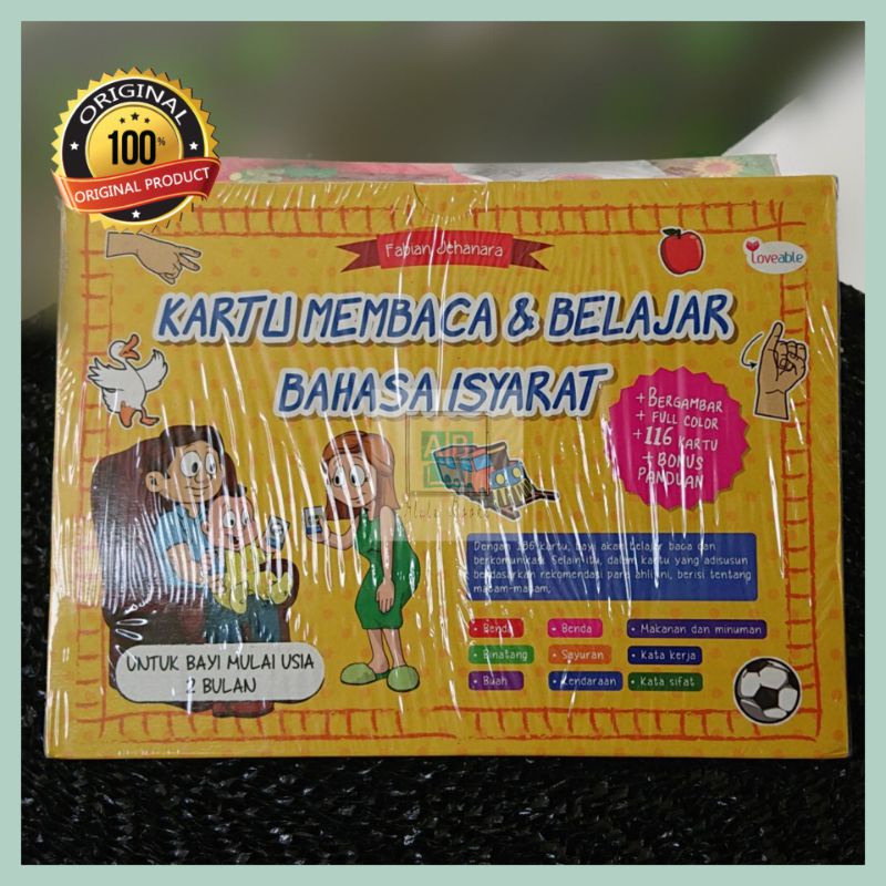 Jual KARTU MEMBACA DAN BELAJAR BAHASA ISYARAT UNTUK BAYI | Shopee Indonesia