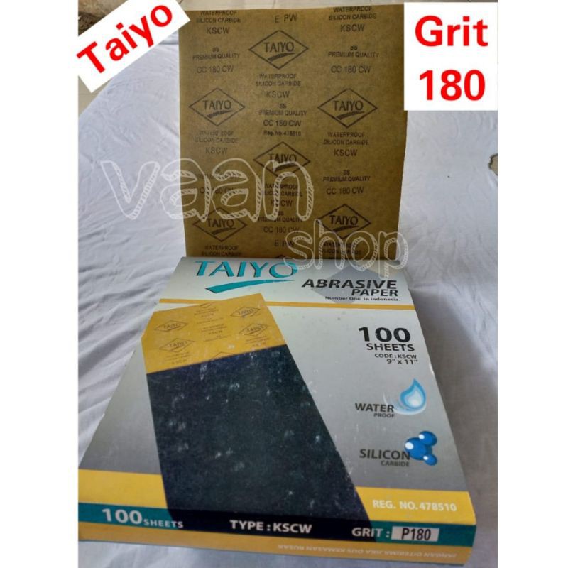 Jual Amplas Kertas Gosok Taiyo Grid Harga Per Pack Isi Lembar Shopee Indonesia