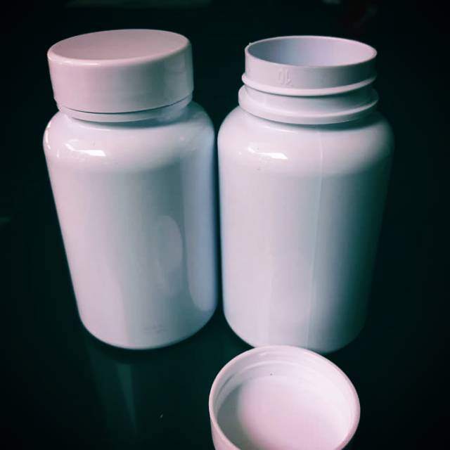 Jual botol PS / botol kapsul 145ml putih | Shopee Indonesia