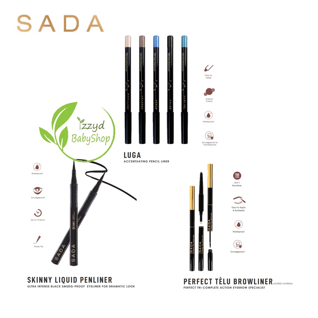 Jual Sada By Cathy Sharon Skinny Liquid Penliner Eyeliner Luga