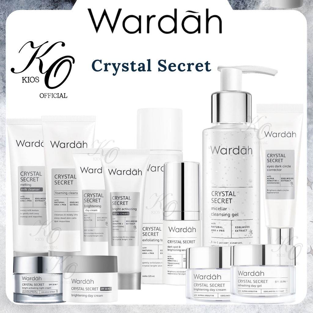 Jual Wardah Crystal Secret Series Brightening Day Cream Active