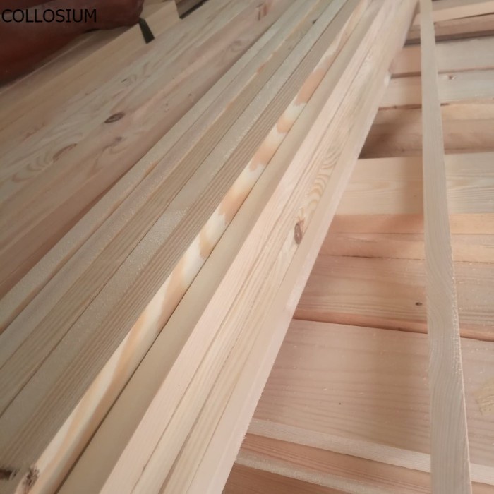 Jual Reng Kayu Pinus Ukuran 2x2x100 isi 10 Batang Good Quality Siap ...