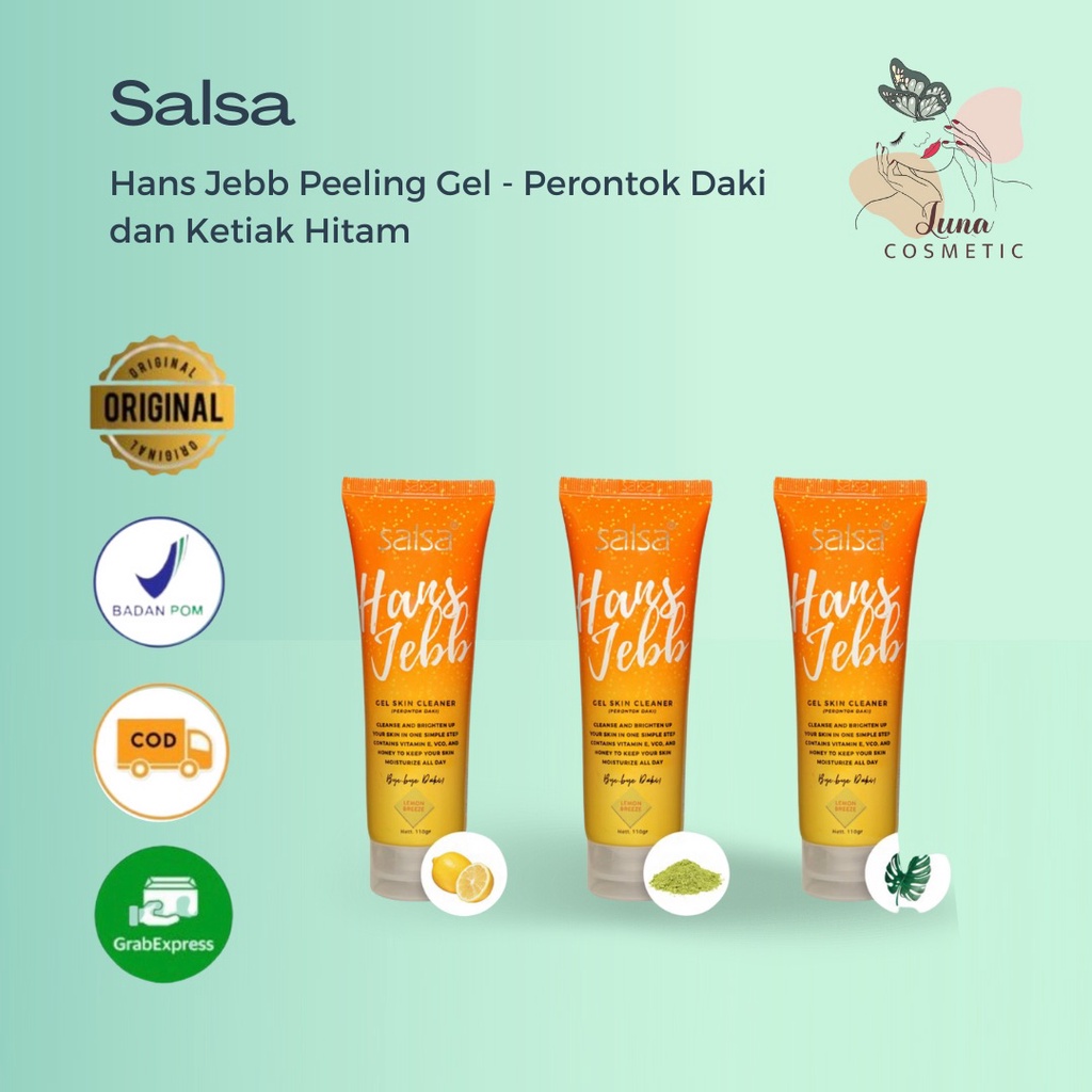 Jual Salsa Hans Jebb Peeling Gel Perontok Daki Dan Ketiak Hitam