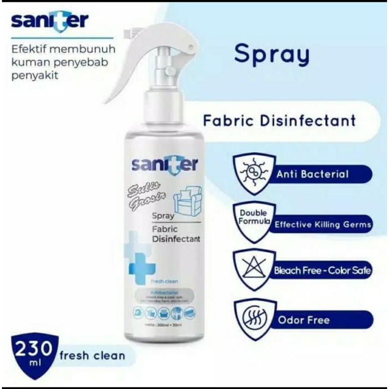 Jual Saniter Spray Fabric Disinfectant (desinfektan) | Shopee Indonesia