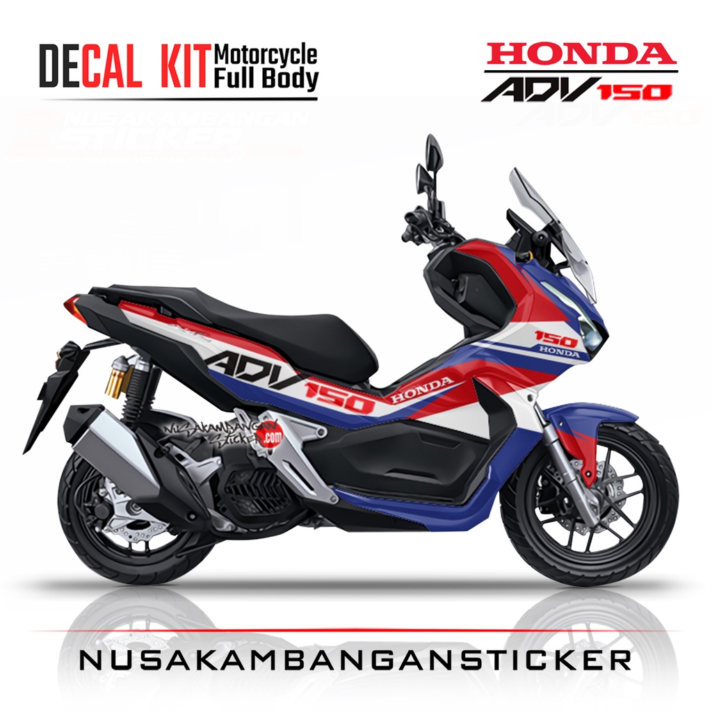 Jual Stiker ADV 150 Livery Red HRC | Shopee Indonesia