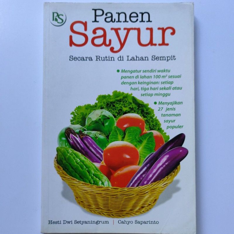 Jual Buku Pertanian - Panen Sayur Secara Rutin Di Lahan Sempit - Hesti ...