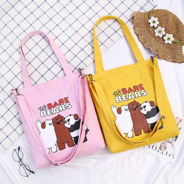 Jual Tote Bag We Bare Bears Terbaik - Harga Murah Oktober 2023