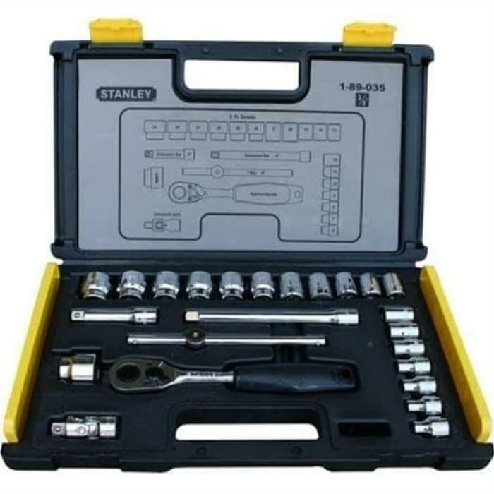 Jual Promo STANLEY matrix socket set 24pcs code 89-035 | Shopee Indonesia
