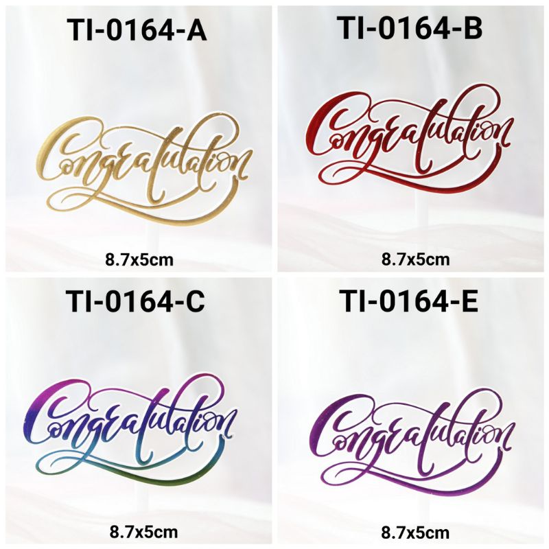Jual Topper Cake Congratulation | Shopee Indonesia