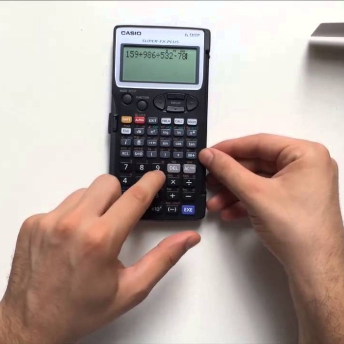 CASIO KALKULATOR  FX-5800P - Kalkulator Sekolah/Kuliah - Programming - 664 fungsi (6)