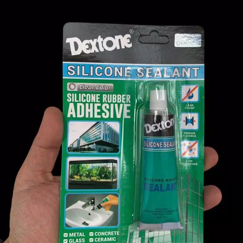 Jual Lem Dextone Silicone Sealant G Lem Kaca Silicone Rubber Sealant Shopee Indonesia