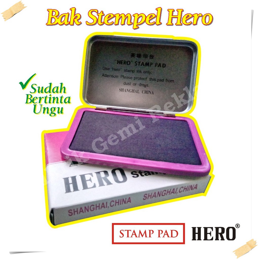 Jual Stamp Pad Hero Bak Stempel Shopee Indonesia