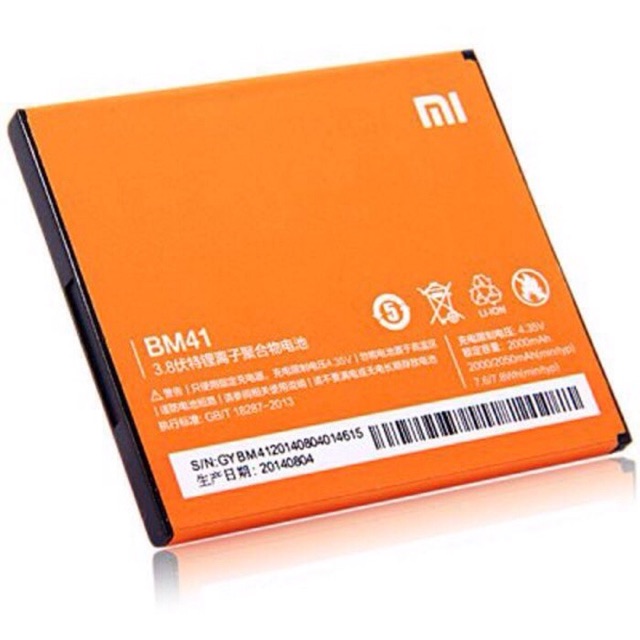 Jual Battery Baterai Batre Batrei XIAOMI 1S RED MI 1S ORIGINAL || BM41 ...