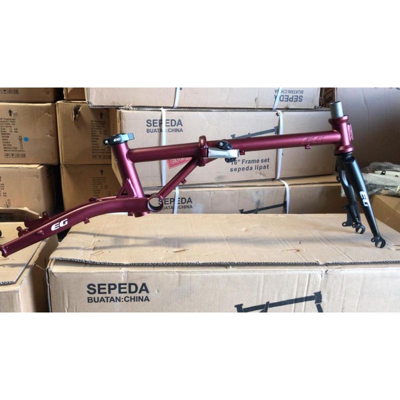 Frame chromoly sepeda lipat new arrivals