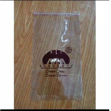 Jual Sablon Plastik Opp Roti 15x25 sablon 1000pcs Sablon Plastik Murah ...