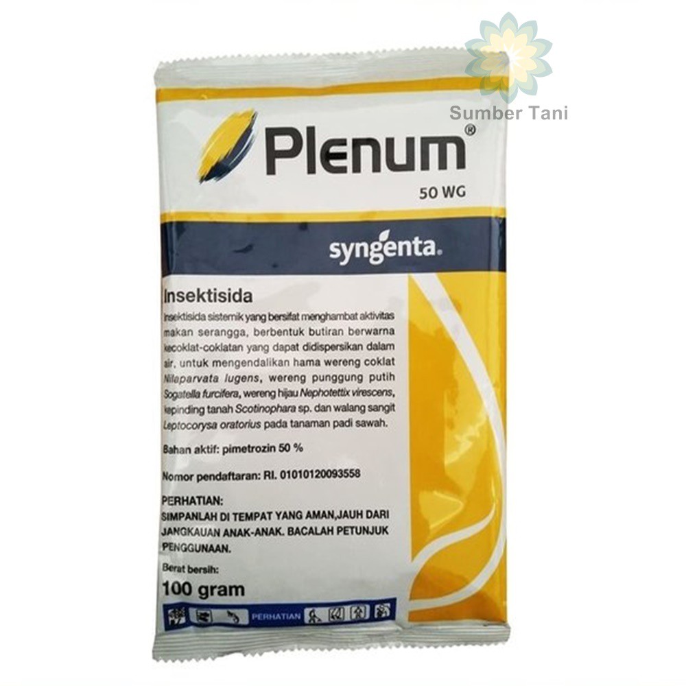 Jual Obat Insektisida Plenum 50 WG 100 Gram Membasmi Segala Hama Wereng ...