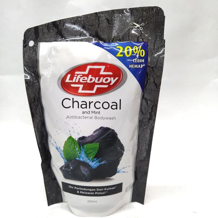 Jual LIFEBUOY BODY WASH CHARCOAL REFF 250 ML Shopee Indonesia