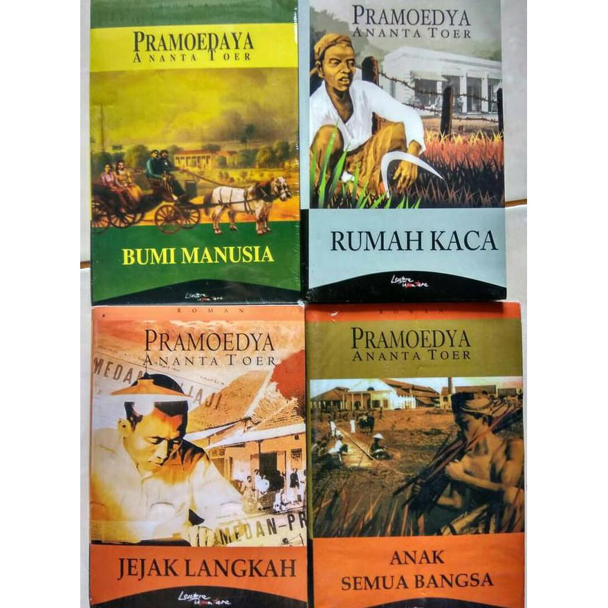 Jual Paket 4 Novel Tetralogi Pramoedya Ananta Toer Shopee Indonesia