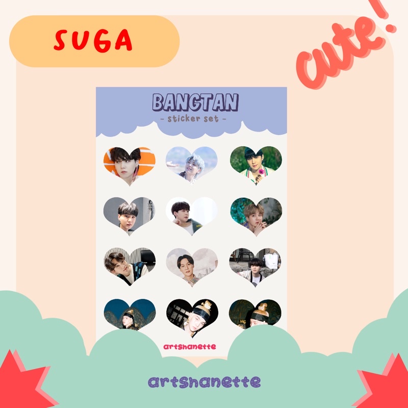 Jual BTS MEMBER STICKER SET | Shopee Indonesia