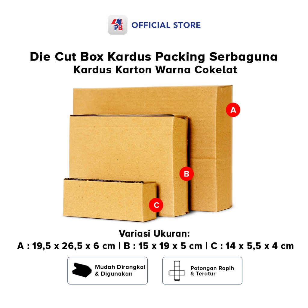 Jual Kardus Packing Kecil Polos Dus Packing Olshop Warna Coklat ...