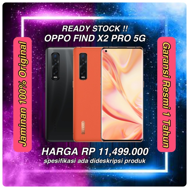 Jual READY STOCK OPPO FIND X2 PRO 5G 12/512 RAM 12GB ROM 512GB