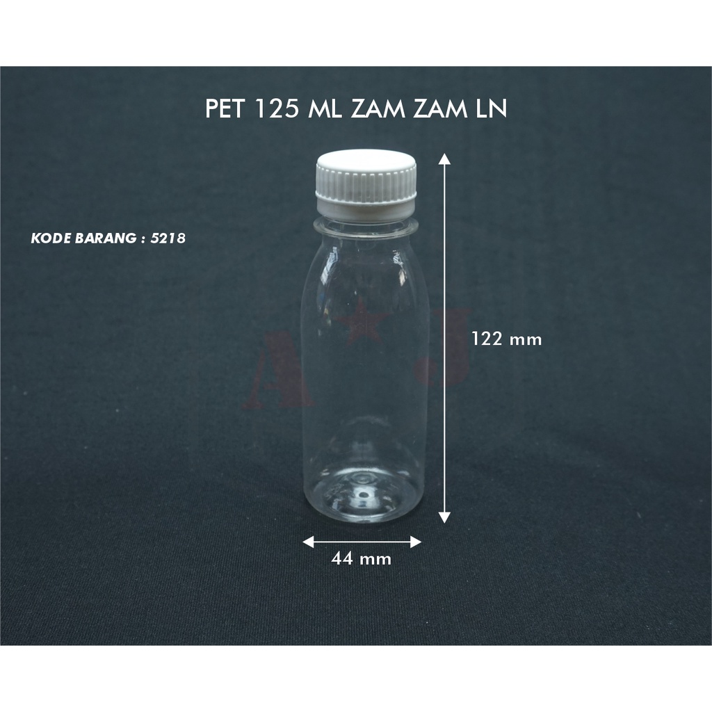 Jual Botol Zam Zam 125 Ml/ Botol Cair Pet/Empty Bottles/Yk | Shopee ...