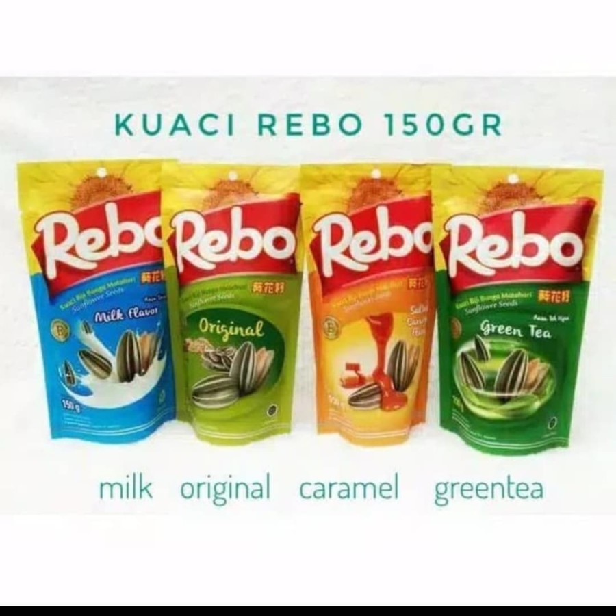 Jual Kuaci Rebo 140 Gram Kuacirebo 140 Kuaci Bunga Matahari 150gr