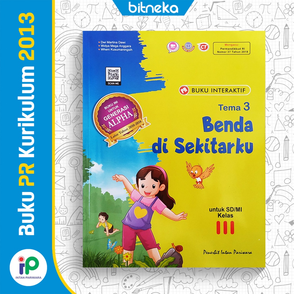 Jual Buku Pr Interaktif Sd Mi Kelas 3 Tema 3 Benda Di Sekitarku Intan