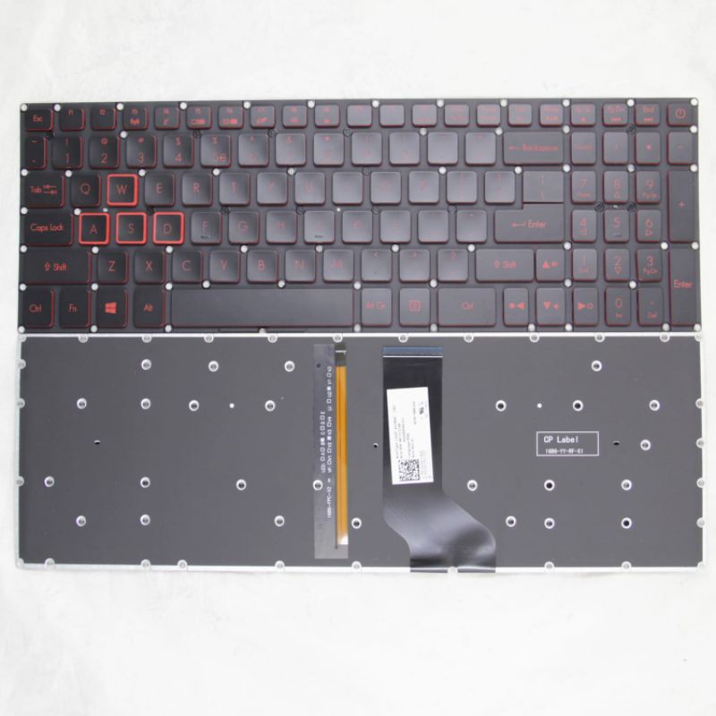 Tastiera Retroilluminata Rossa Per Acer Nitro 5 AN515-41, AN515-42