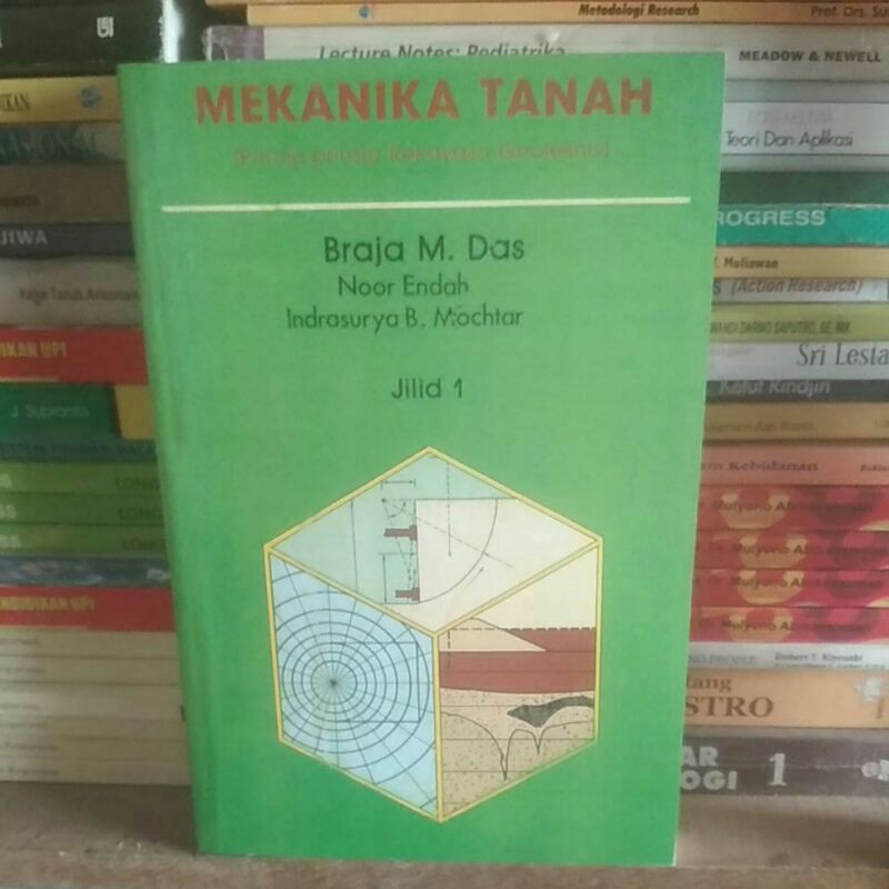 Jual Buku Mekanika Tanah Oleh Braja M Das Jilid 1 | Shopee Indonesia