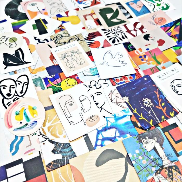 Jual Sticker Koper Laptop 1 Set 60 Pcs Motif Galeri Lukisan Picasso ...