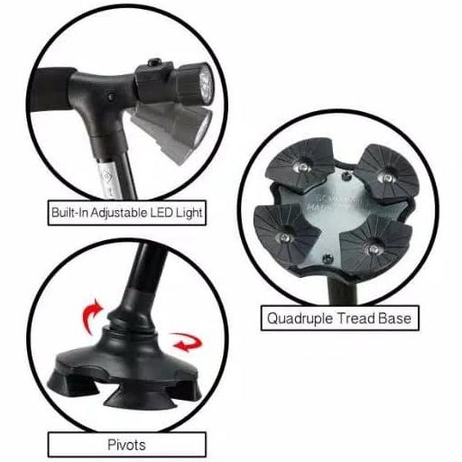Jual modern folding cane alat tongkat bantu jalan | Shopee Indonesia