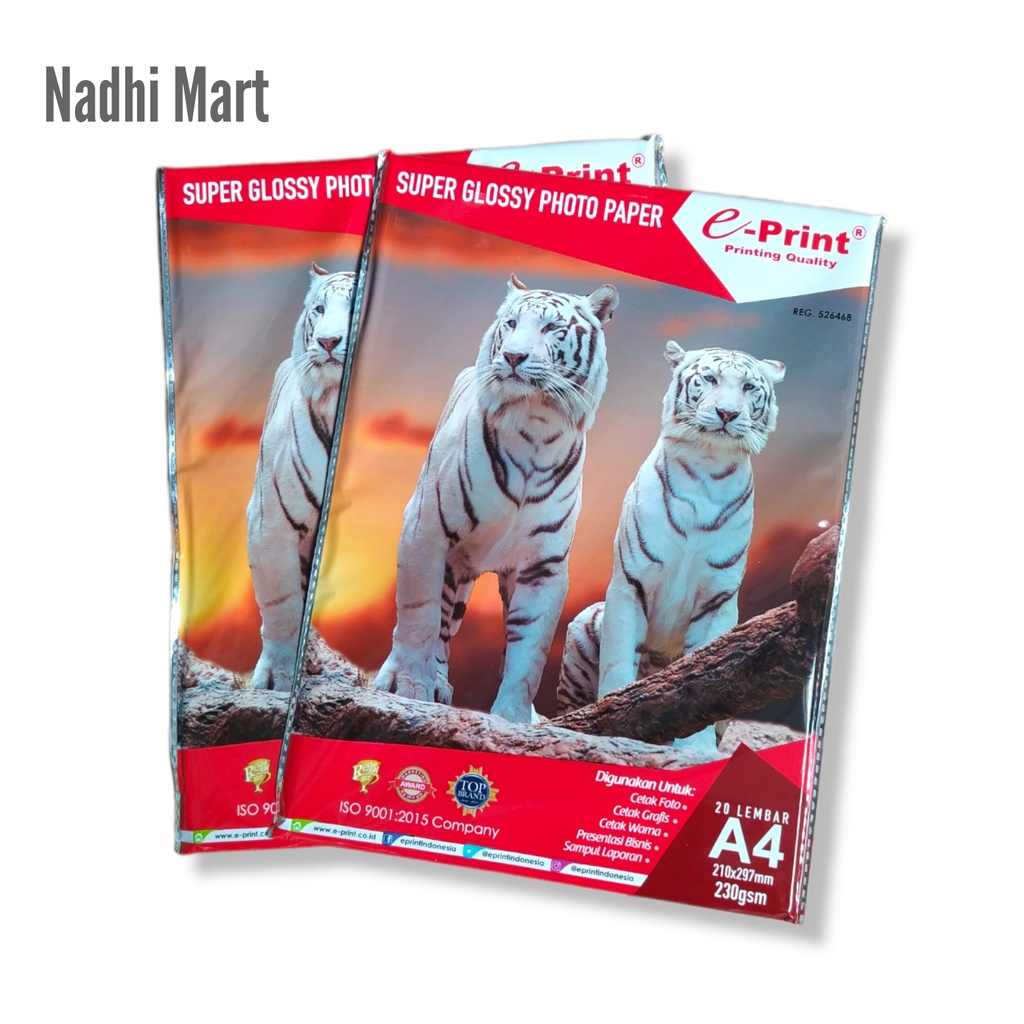 Jual E PRINT KERTAS FOTO PAPER A4 230GSM Shopee Indonesia