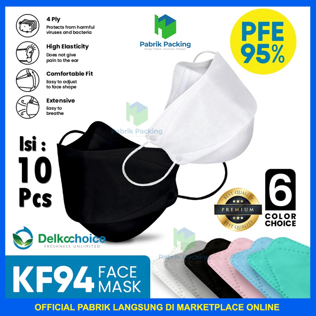 Jual MASKER KF94 4 PLY 3D PROTECTION MASKER KOREAN KF 94 COLOR VARIAN ...
