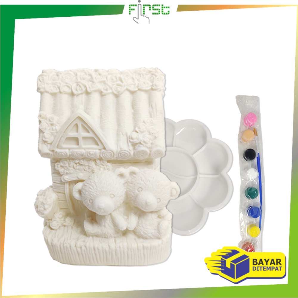 Jual FH-M255 Celengan Anak Lukis Karakter / Mainan Edukasi Paket