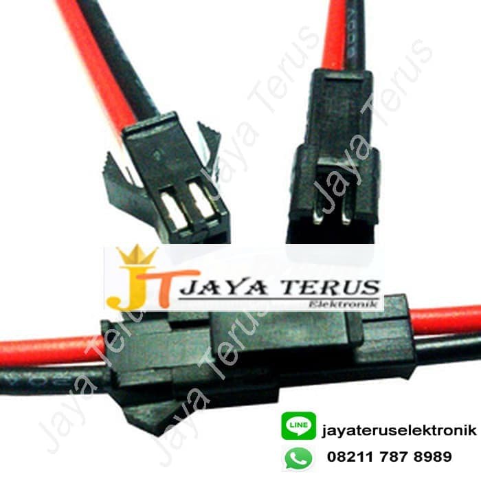 Jual Soket Terminal Kabel Jantan Betina Connector + Pengait + Cable ...