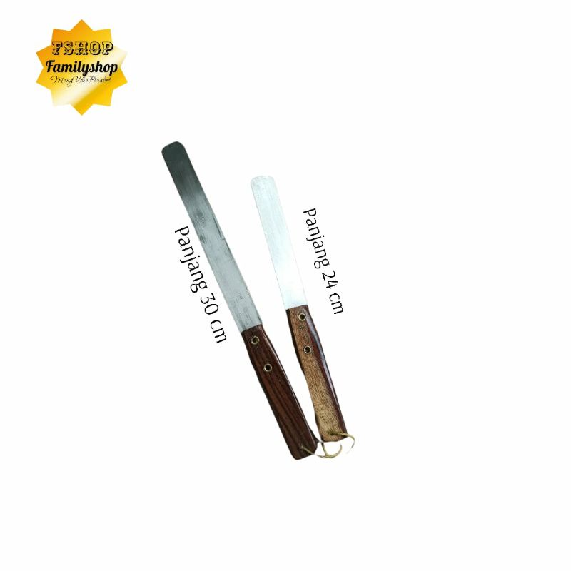 Jual Spatula Kue Bolu Spatula Gagang Kayu Alumunium Shopee Indonesia
