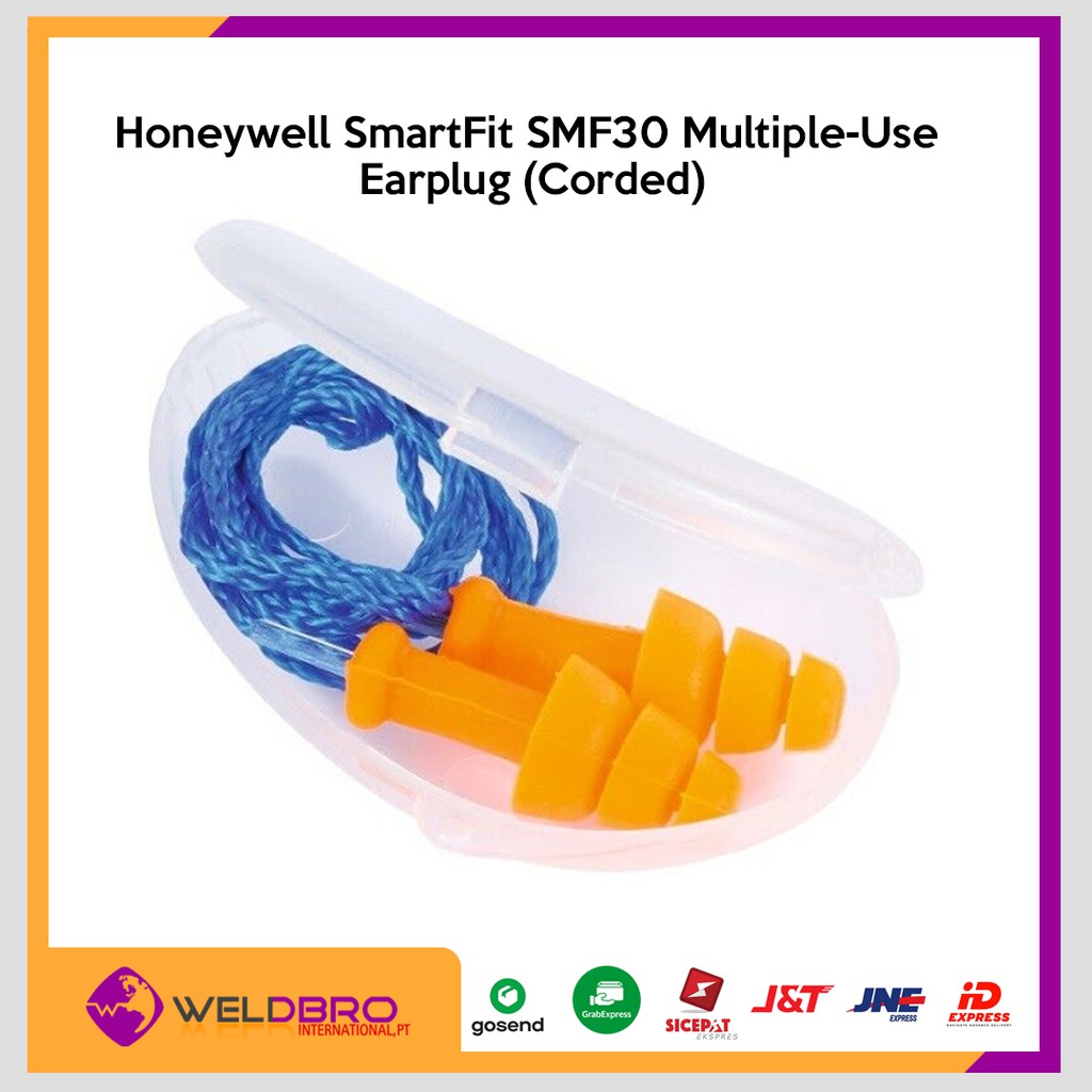 Jual Honeywell SmartFit SMF30 Multiple-Use Earplug (Corded) Howard ...
