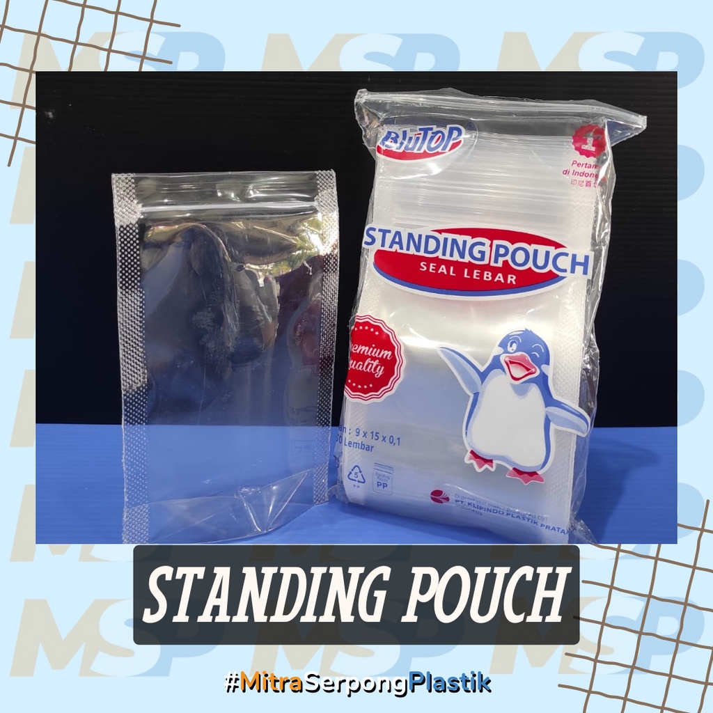 Jual MSP ~ STANDING POUCH/STP BENING ZIP LOCK isi (50PCS) | Shopee ...