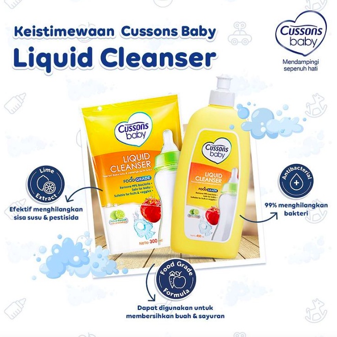 Jual Cussons Baby Liquid CLEANSER | Sabun Cuci Botol Bayi Cusson ...