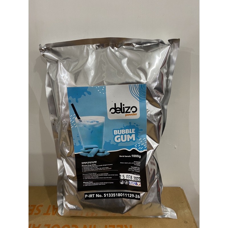 Jual Delizo Powder Bubble Gum 1kg | Shopee Indonesia