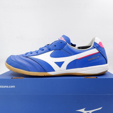 Sepatu futsal mizuno on sale biru