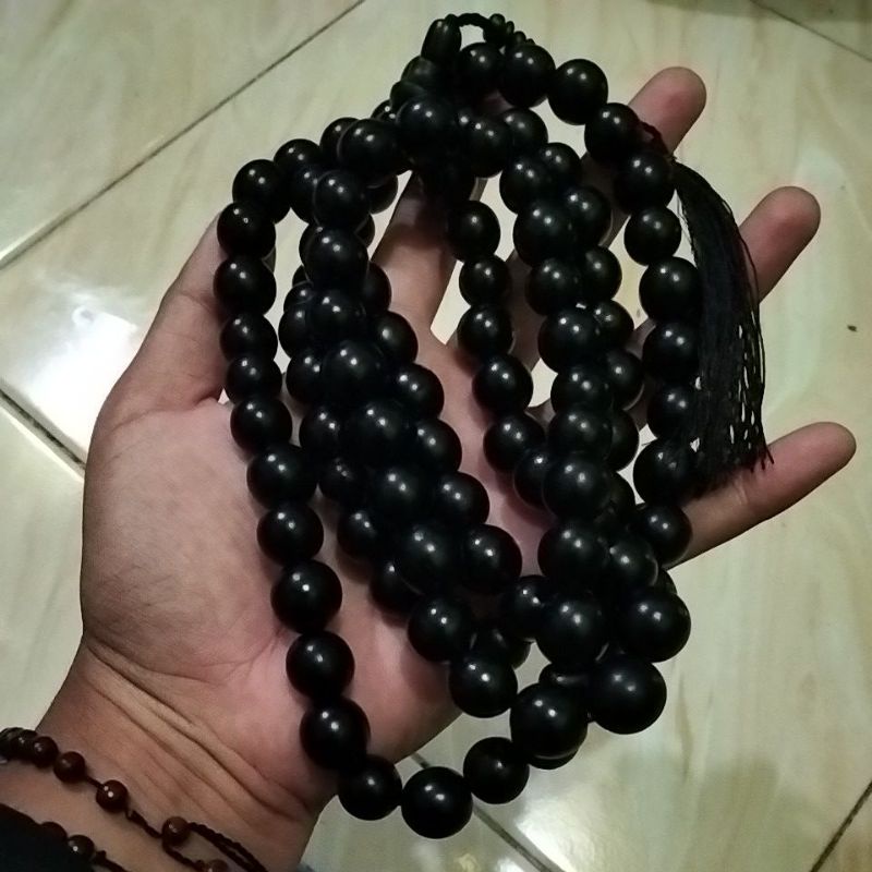 Jual Tasbih 99 Biji Pocok Kaoka Hindun Hitam 12mm Shopee Indonesia 8203