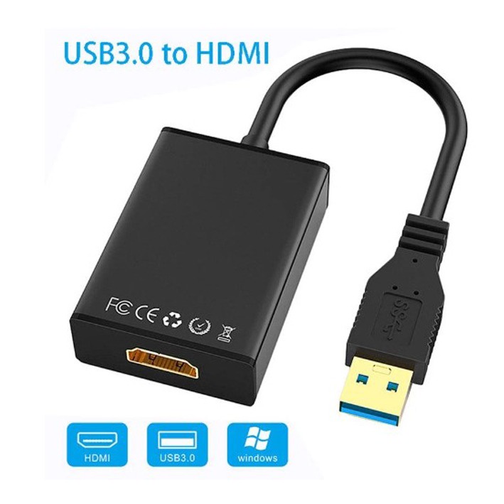 Jual Converter USB to HDMI 1080P USB 3.0 Conektor USB to HDMI USB 3.0 (multi display) Shopee