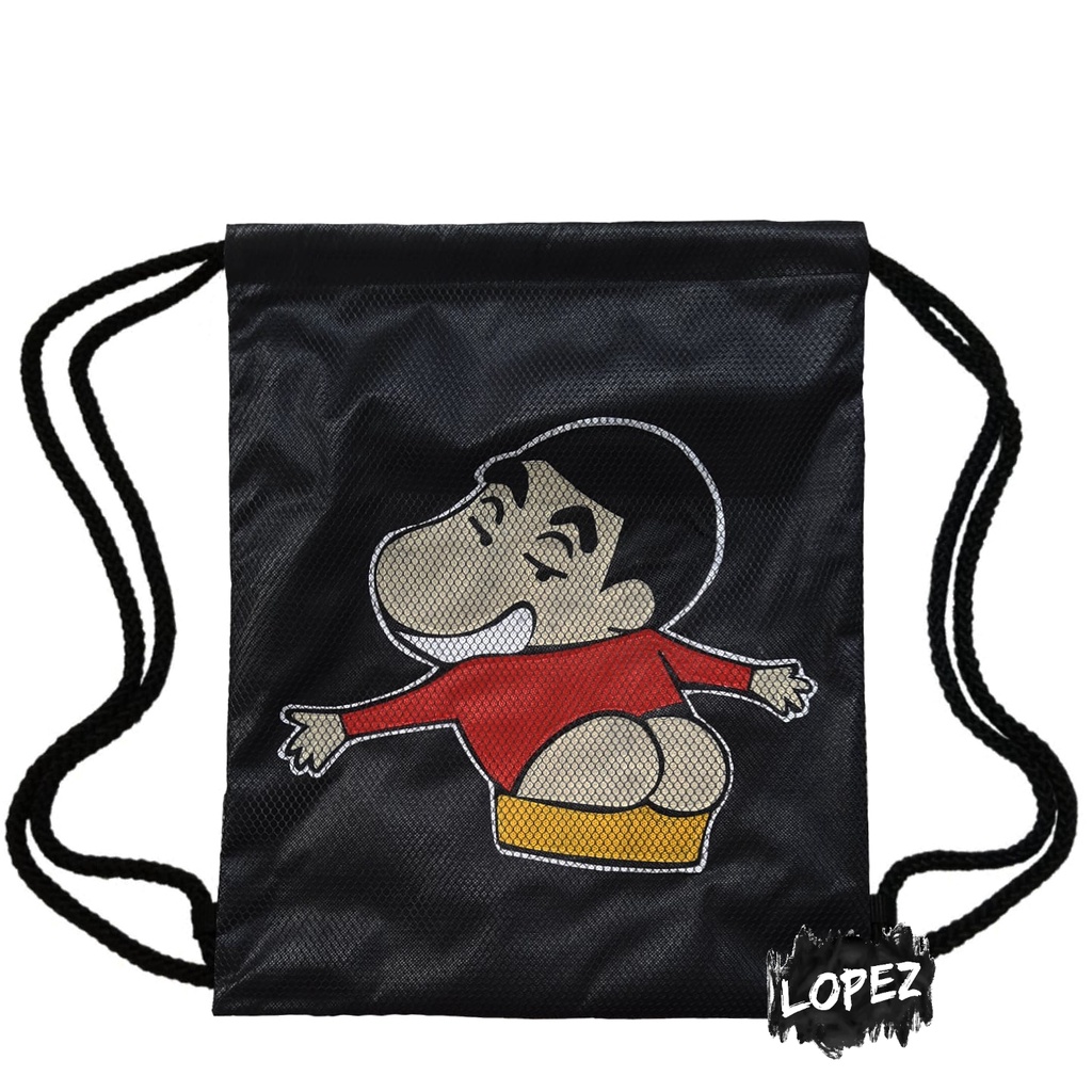 Jual Tas Jaring Crayon Shin-chan / String Bag Shinchan Sinchan / Tas ...