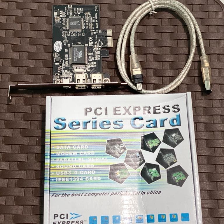 Tarjeta Adaptadora Firewire Pciex1 A Riser Ieee 1394a De Cua