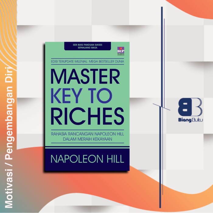 Jual Buku Master Key To Riches - Napoleon Hill Ori Bip Gramedia Baru ...