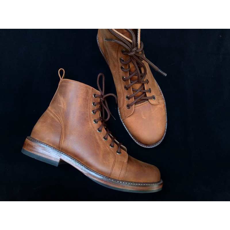 Jual Sepatu Boots Pria Kulit Sapi Asli - Sepatunisme - Crazy Horse ...