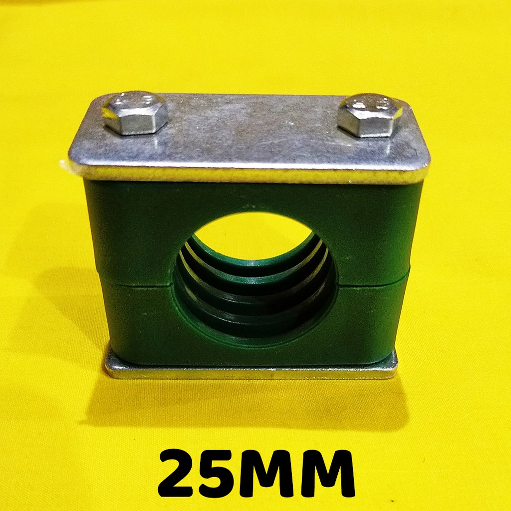 Jual Klem Tubing Pipa Hidrolik 25MM / Stauff Hydraulic Pipe Clamp