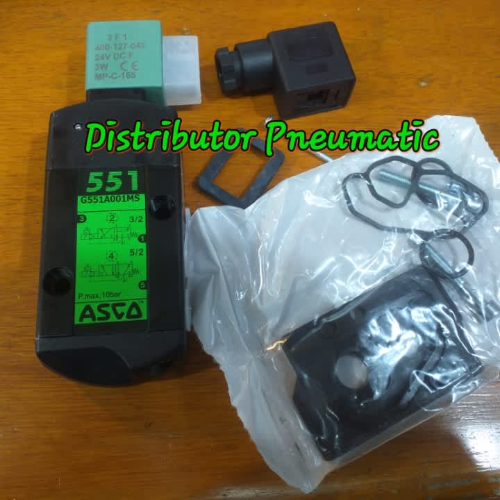 Jual Solenoid ASCO Namur 551 G551A001MS 3/2 or 5/2 Way Spool Valve Shopee Indonesia